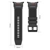 Inga glipor Mjukt gummiband För Samsung Galaxy Watch Ultra 47mm Öglarem För Galaxy Ultra 47MM Sportarmband Correa