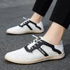 Fashion Hot Sale Men Casual Shoes Male Comfortable Driving Shoe Hollow Out Breathable Mens Sneakers Genuine Leather Men Walking Shoe