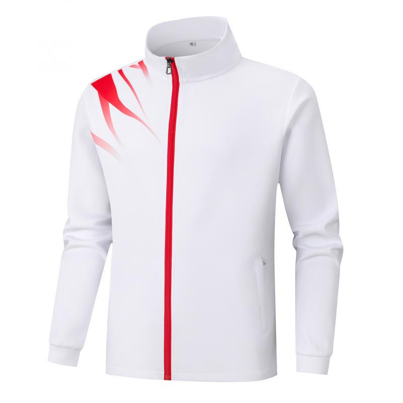 Unisex Stand-up Collar Sports Jacket and Hoodie Set