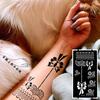 Beauty Sticker Hollow Tattoo Sticker Template 3D Indian Hannah Tattoo Sticker