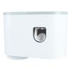 Wall Toothbrush Holder Top Storage Tray Adhesive Wall Mounted Toothbrush Rack with Toothpaste Dispenser for Bathroom