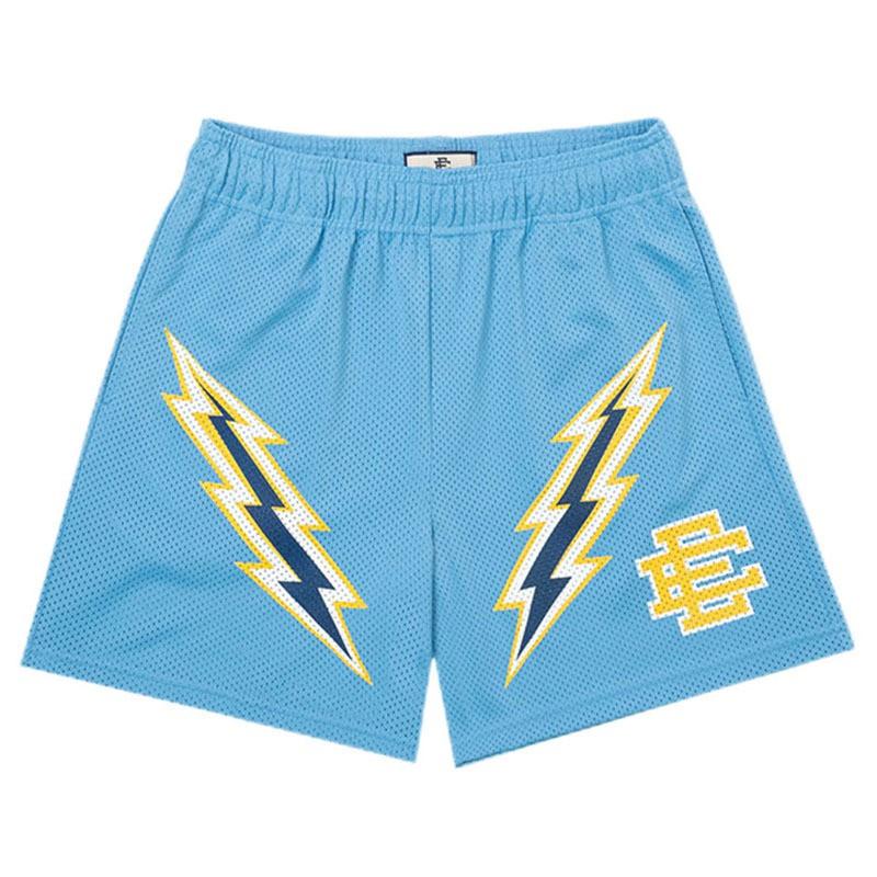 Eric Emanuel EE Herren Mesh Fitnessshorts Atmungsaktiv Jogging Training Lässige Sportbekleidung