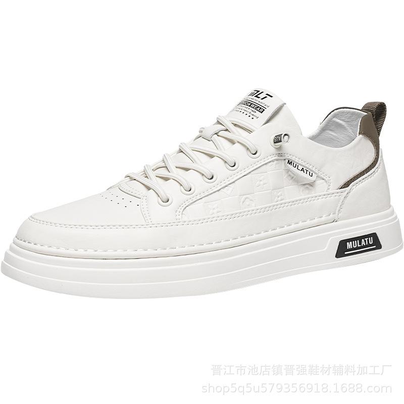 

Outdoor trendy brand fashion versatile sports and leisure men s shoes are designed to be comfortable, thick-soled heightening low-top board shoes 44 грязно-белый