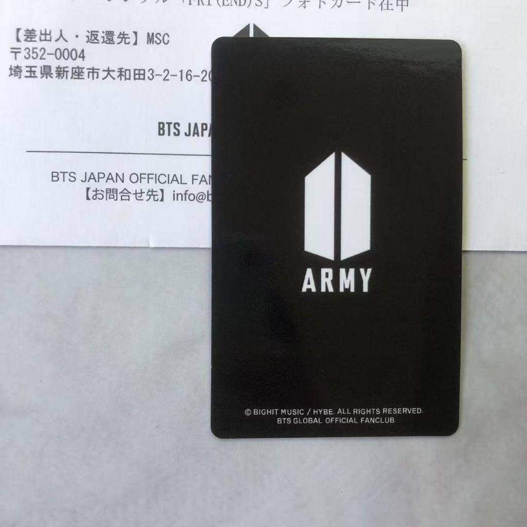 [USED] BTS FRIENDS JPFC Exclusive Bonus V Taehyung Lottery Trading Card