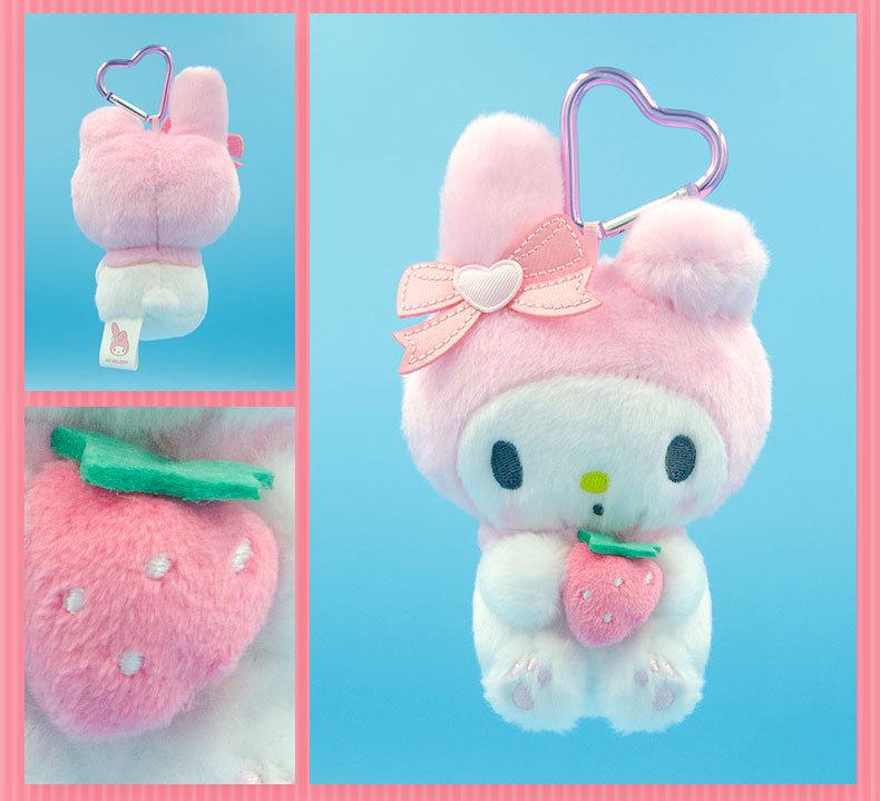 Genuine Sanrio Kuromi Hello Kitty Cinnamoroll Plush Toy Pendant