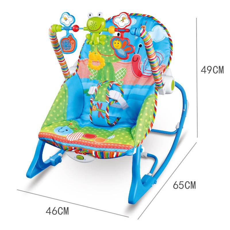 Baby Electric Rocking Chair with Music & Vibration Soothing Cradle Bed