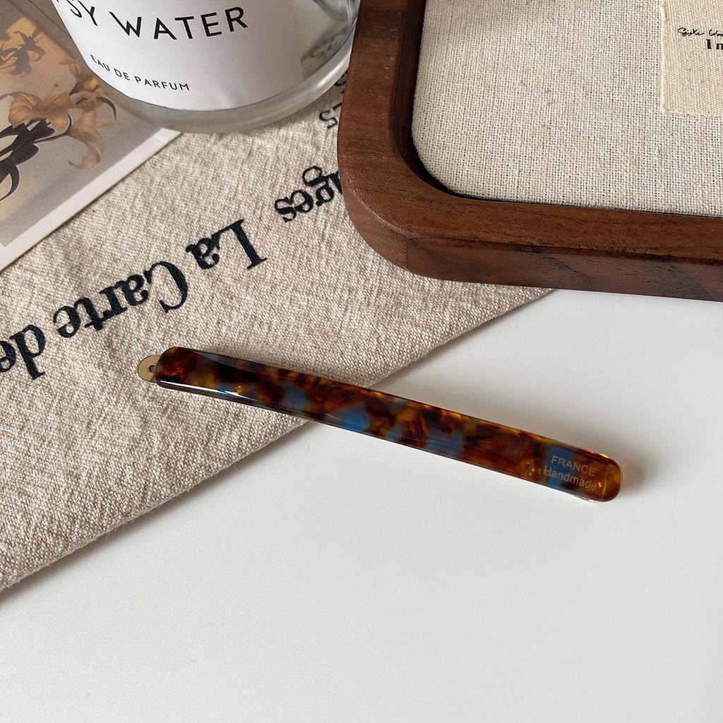 Eleganter Acetat-Haarclip für Damen - Vielseitiges Styling für abstehende Härchen, Pony und Pferdeschwänze