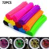 72 Pcs Universal Motorcycle Bike Wheel Rim Cover Spoke Skins Wrap Tubes Decor Wheel Rim Spoke Wrap Kit Motorcycle Accessories