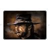 Cowboy Metal Signs Custom Funny Mural Bar Living Room Tin Sign Poster