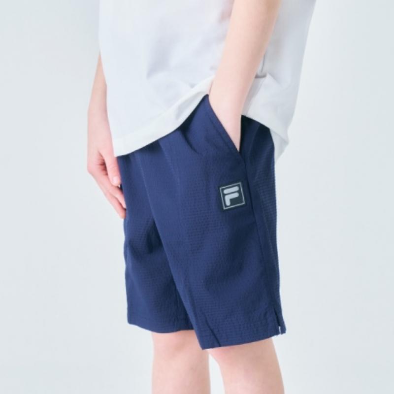 [fila Kids] Seersucker Functional Shorts  Fk2trf2501m Did  q0zFk2trf2501mDid