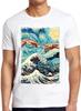 Kanagawa Hände Gottes Sternennächte Van Gogh Meme Lustiges Geschenk T-Shirt M1028