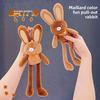 Portachiavi Peluche Coniglio Carino Con Design Cartone Animato Per Regalo e Portachiavi