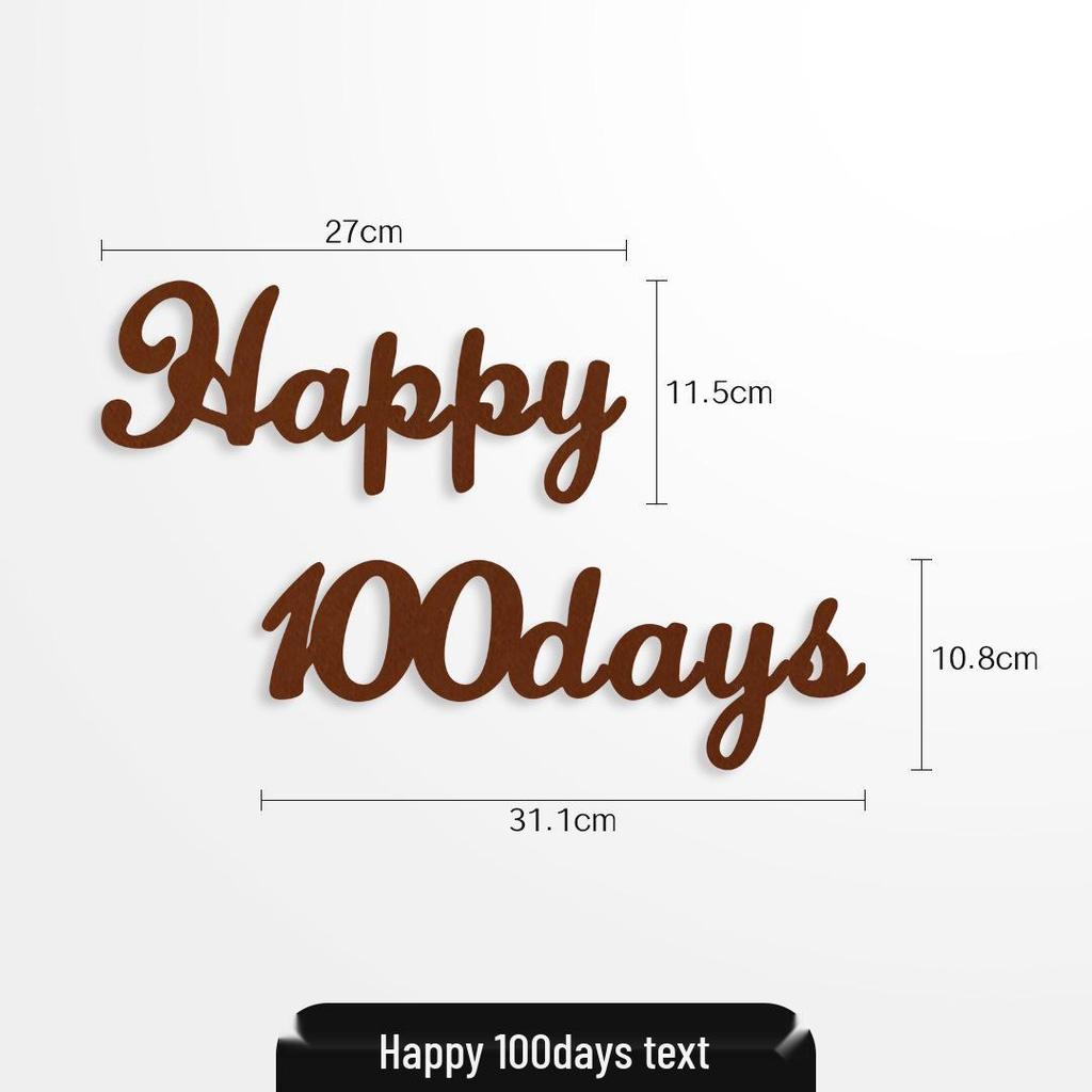 Coffee Forest Style Birthday Letters & Numbers Decoration for Kids' First Birthday Photoshoot