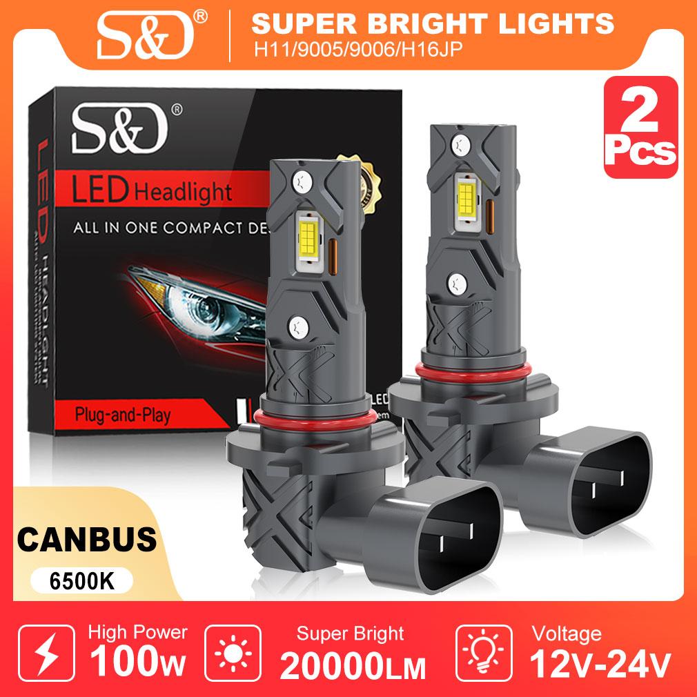 

20000LM H11 LED Canbus H8 H9 H16JP 9005 HB3 9006 HB4 LED Car Headlight Bulb Canbus Super Bright 6000K 12V 24V Fog Lamps H16 JP