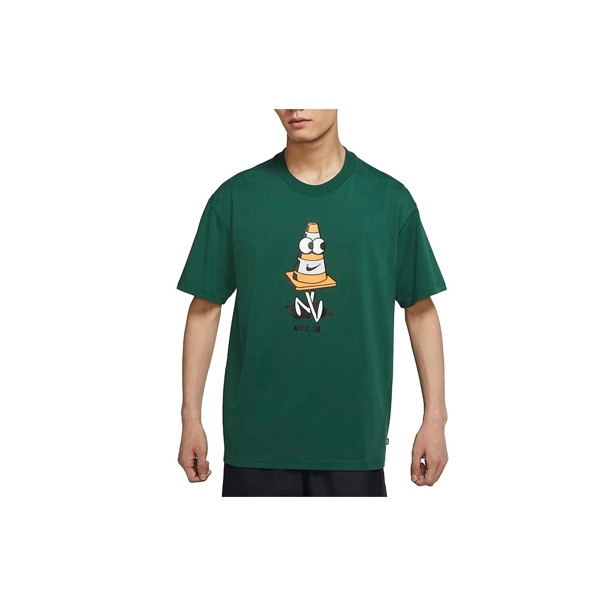 

Nike SB Fun Print Sport Crew Neck T-Shirt Men Tops Green DJ1225-341 XL