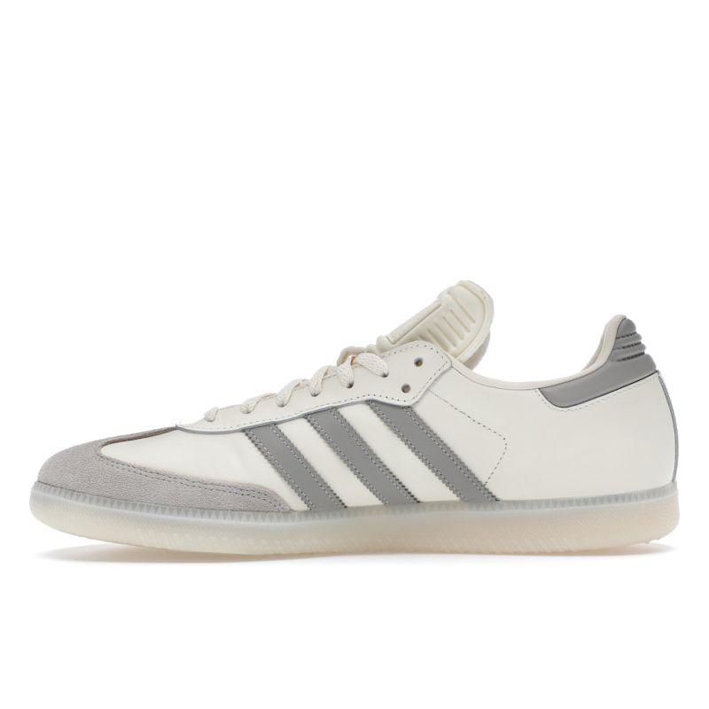 Lionel Messi x Adidas Samba Indoor Krémově bílé Unisex tenisky Světle hnědé Zlaté metalické JQ0266