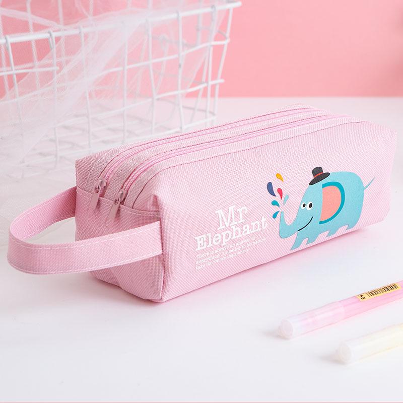 Large Capacity Cute Cartoon Pencil Case for Women - Custom Logo Printing Available