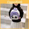 Adorable Plush Cartoon Panda Mini Backpack For Kids With Breathable Design And Fun Colors