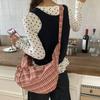 New Exquisite Foreign-style Plaid Contrasting Colors Large-capacity Women's Tote Bag Commuting Versatile Shoulder Messenger Bag