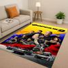 HD Fast F-Furious Vin Diesel Racing Car Living Room Non-Slip Area Rug Carpet for Bedroom Playroom Sofa,Easy Clean Home Doormat