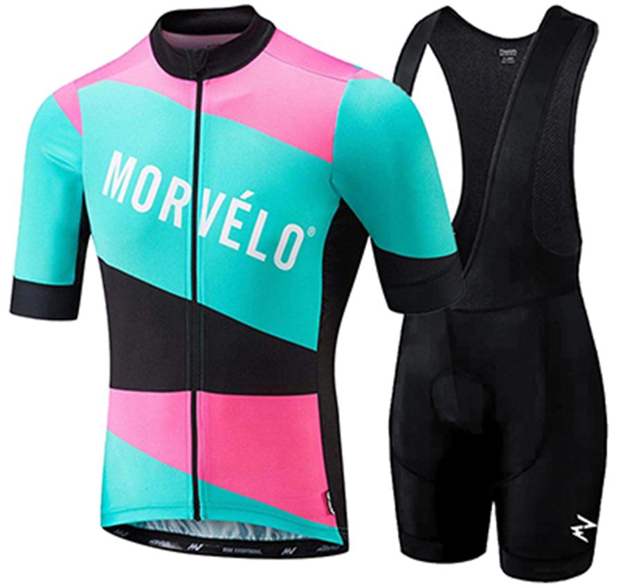 2026 Morvelo Radtrikot Set Sommer Radbekleidung MTB Fahrradkleidung Uniform Maillot Ropa Ciclismo Mann Radfahren Fahrradanzug