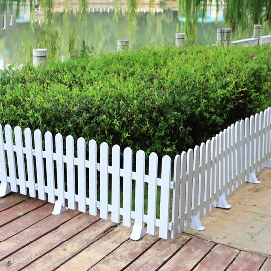 Plastic Garden Retaining Fence Garden Edging Border Panels with Stakes No Dig Landscape Edging Border for Yard Path Lawn