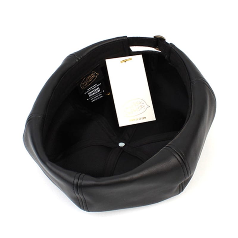 Universal Chemistry Belted Leather Black Beret Beret