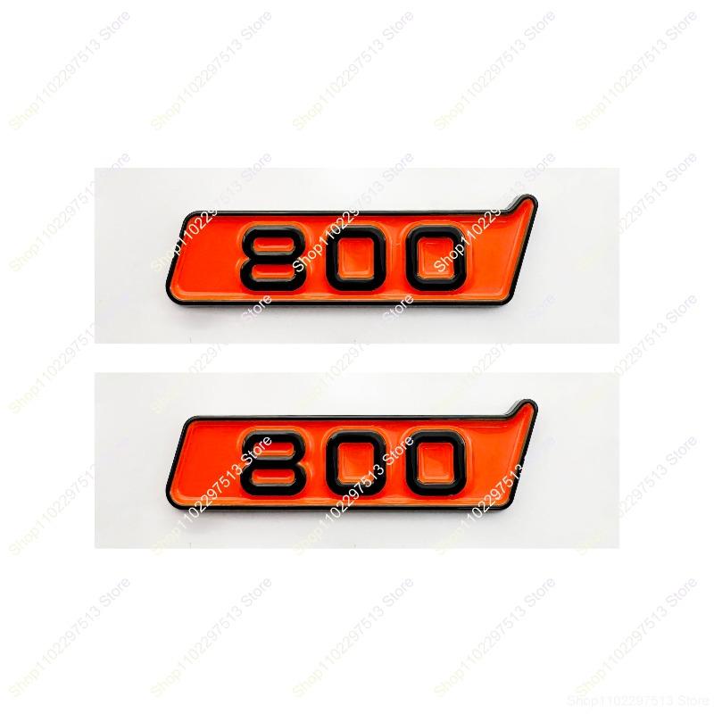 700 800 900 Badge Car Rear Trunk Emblem Stickers for W463 W205 W218 G700 G800 G900 Glossy Black Orange Logo Decoration