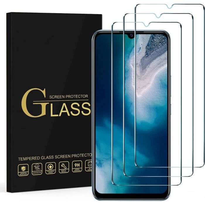 Verre Trempé pour Vivo Y30 - Y31s - Installation Facile Anti-rayure Pack de 3