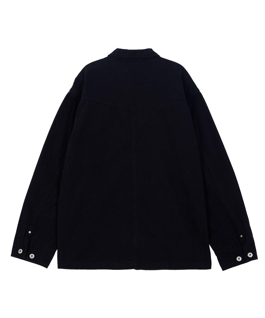 Makeitto Cotton Work Jacket_Black