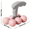 Handheld Roller Massager Quiet Foot Massage Muscle Rolling Ball Leg Massage Spine Relaxation Cervical Spine Muscles Massager