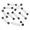 10pcs Spring Replacement With Rubber Base Contemporary Style Lawn & Garden Tool Accessories Precision Pruning Shears
