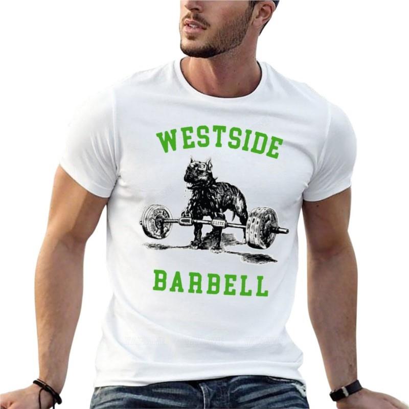 Westside Barbell Gym Tričko pro vzpírání Nadměrná velikost Značkové Unisex oblečení Bavlna Streetwear Velká velikost Horní tričko