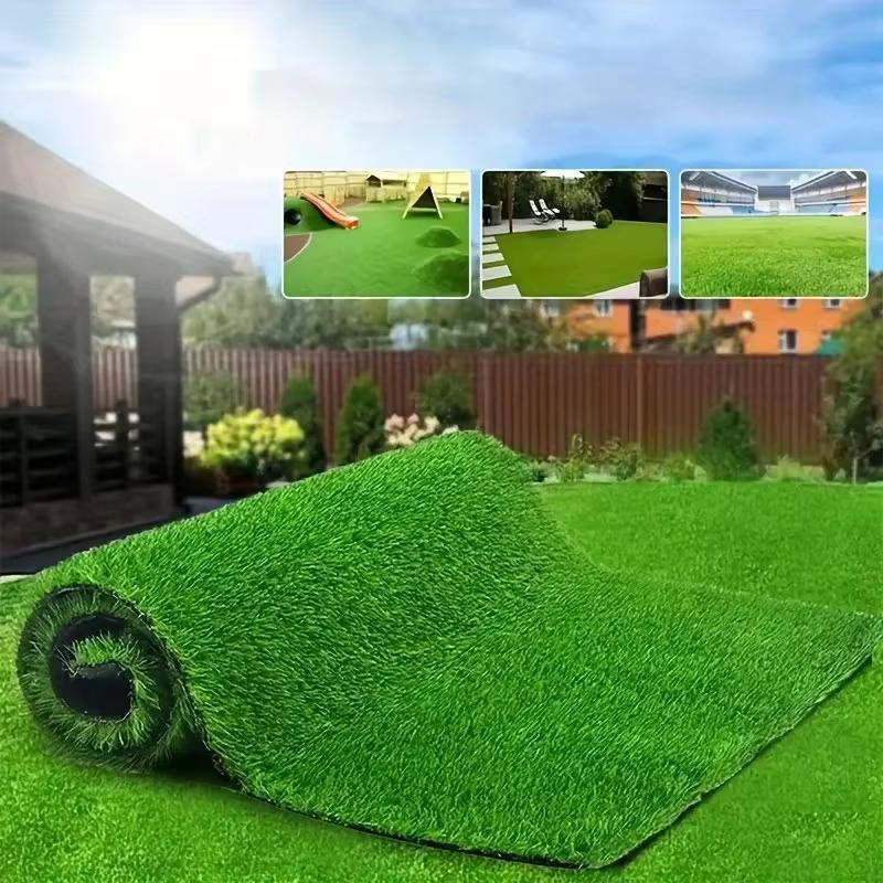 Large Luxury Artificial Grass Mat Durable Thin Synthetic Lawn Fake Turf for Gardens Balconies Patios Hotels And Restaurants