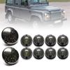 Complete LED Light Upgrade Kit Smoked Lens Fit For Land Rover Defender 1990-2016