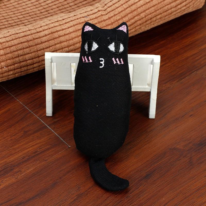 Catnip Plush Thumb Doll: Self-Entertainment Teething Toy, Bite-Resistant for Cats