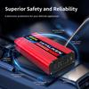 US Socket 12V To AC 110V 60HZ Pure Sine Wave Inverter Car Power 1600W/2200W/3000W Voltage Portable Converter with LED