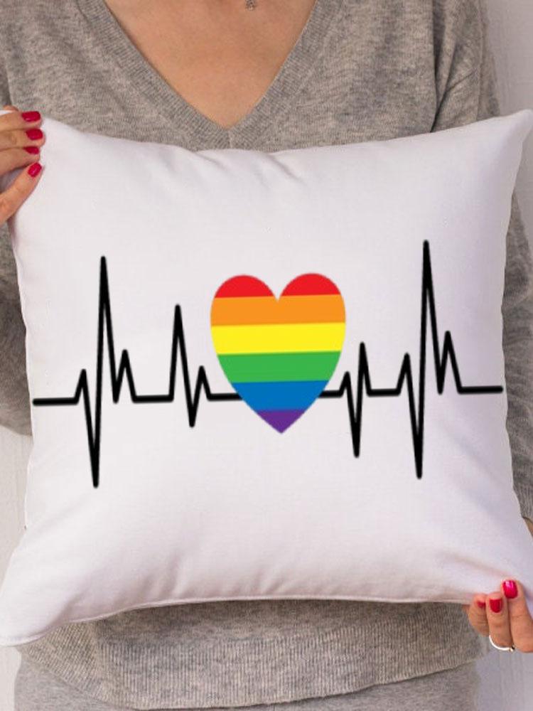 

Наволочка Rainbow Love Wins для новой пары, декор для спальни, наволочка Love Tic Tac Toe, подушки для свадебного подарка Love 45*45 см 450mm*450mm