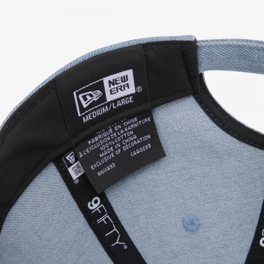 New Era Ny Yankees Denim Retro Krone Strapback Hellblau 15131622