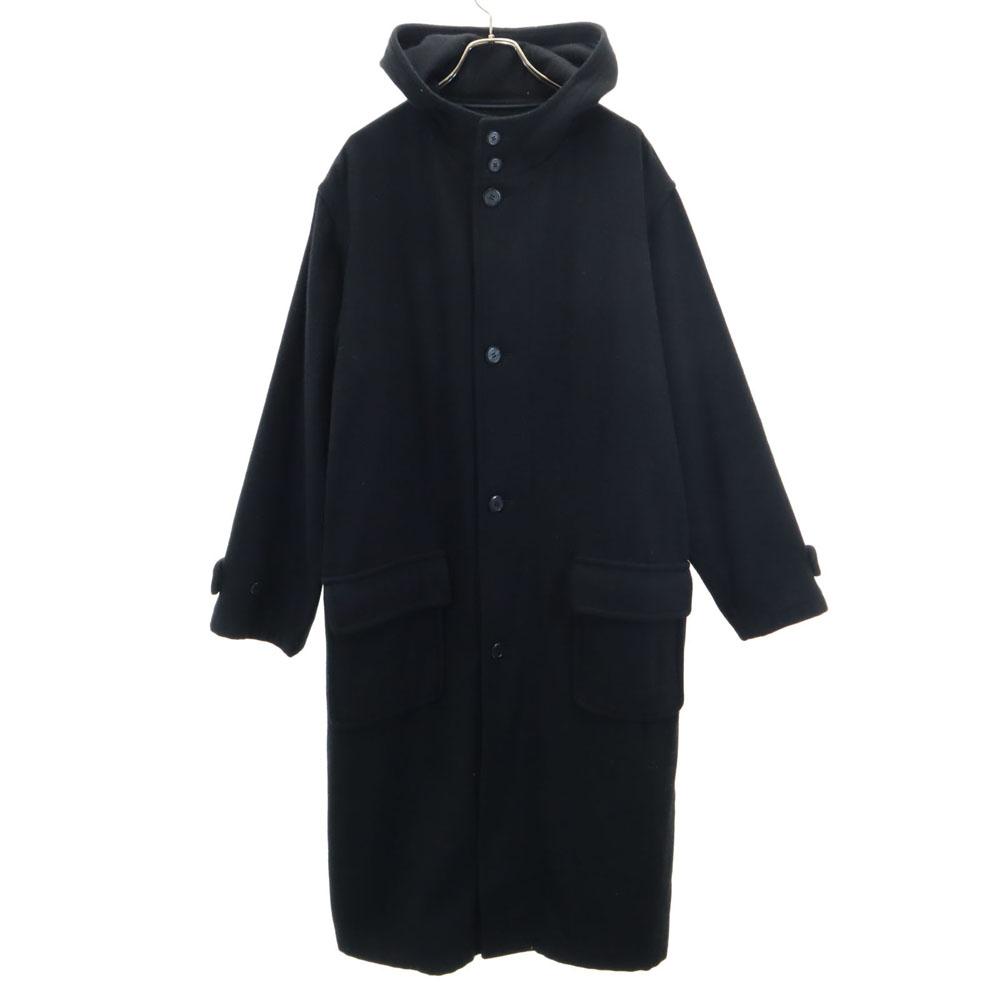 MOSCHINO Made in Japan Wool Blend Long coat TL black Men's Used
