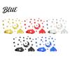 Decorative Mirror Wall Decals 3D Star Moon Cloud Stickers Self Adhesive Decals