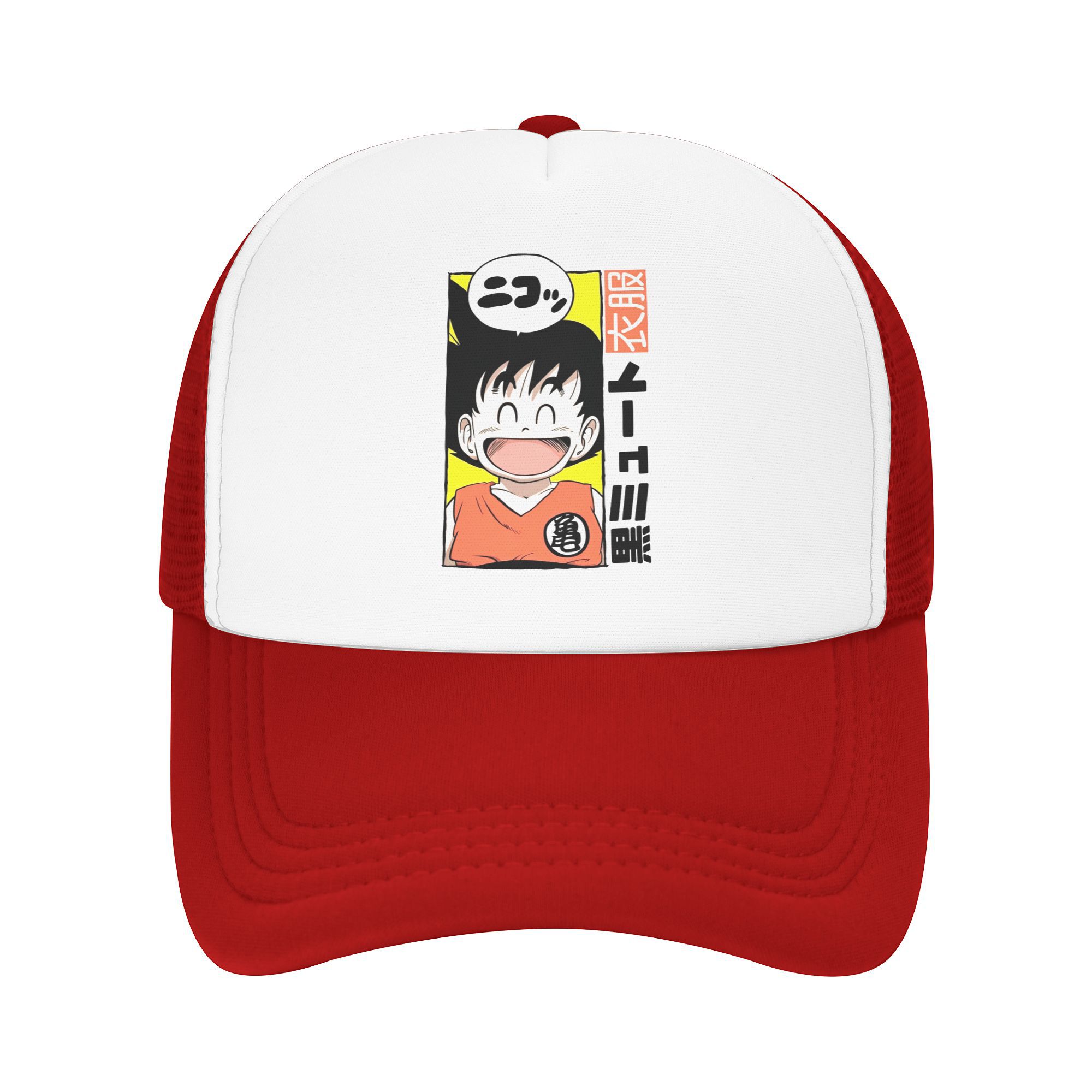 

Summer Outdoor Dragon Ball DragonBall anime Mesh Caps Unisex Adjustable Foam Trucker Hats For Casual Wear One Size