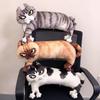Cat Plush Toy Hanging Keychain With Cartoon Animal Design For Bag Decor And Gifts