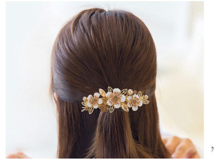 Strasslegierung Haarspange für stilvolle Hochsteckfrisuren, große Größe