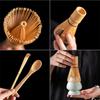 BTtime 4-Piece Tea Ceremony Utensil Set (Hyakuhontate) - Includes Bamboo Chasen, Chashaku, Matcha Powder Whisk, and Matcha Powder Sifter (Chasen +