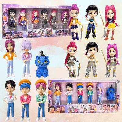 Kpop Devil Hunter Rumi Zoe Mira Anime Polyvinyl Chloride Character Collection Desktop Trinkets Childrensadult New Year Gift