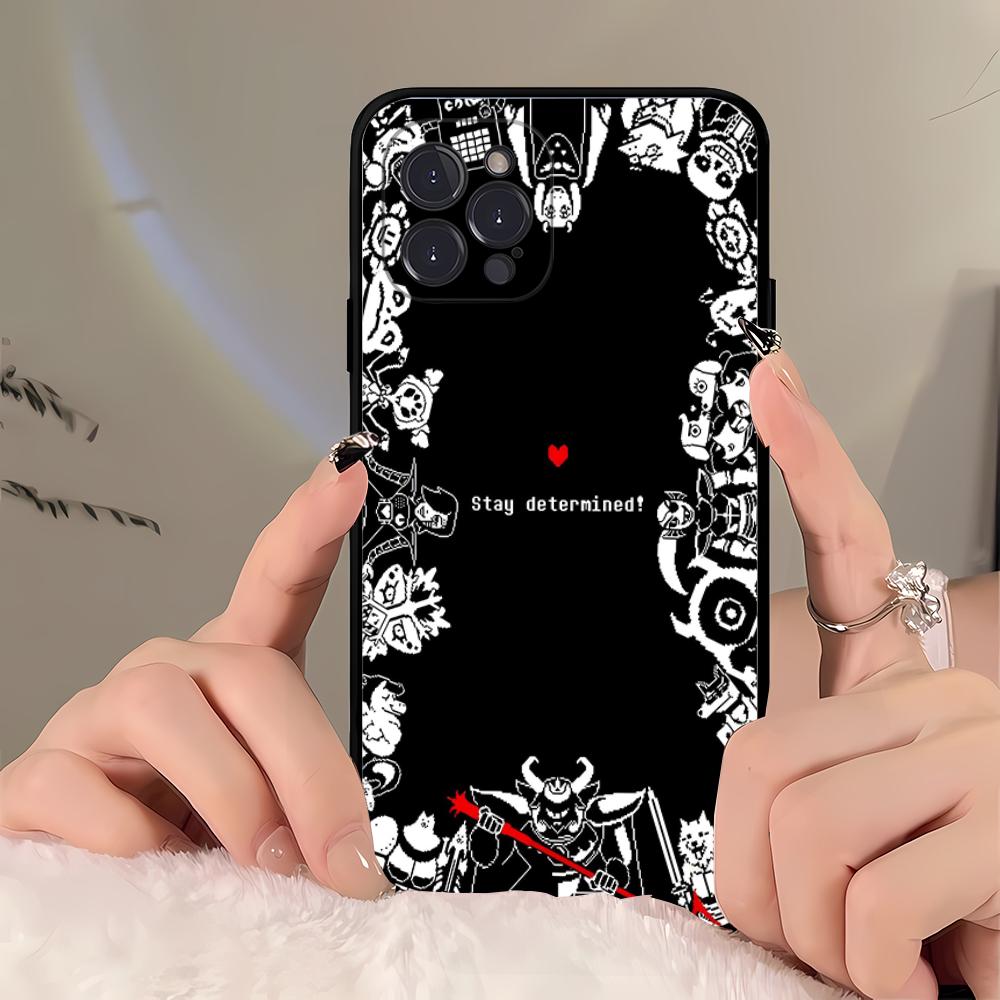 

U-Undertale Phone Case For iPhone 16 15 14 11 12 13 Mini Pro XS Max Cover 6 7 8 Plus X Funda Shell iPhone 13 mini