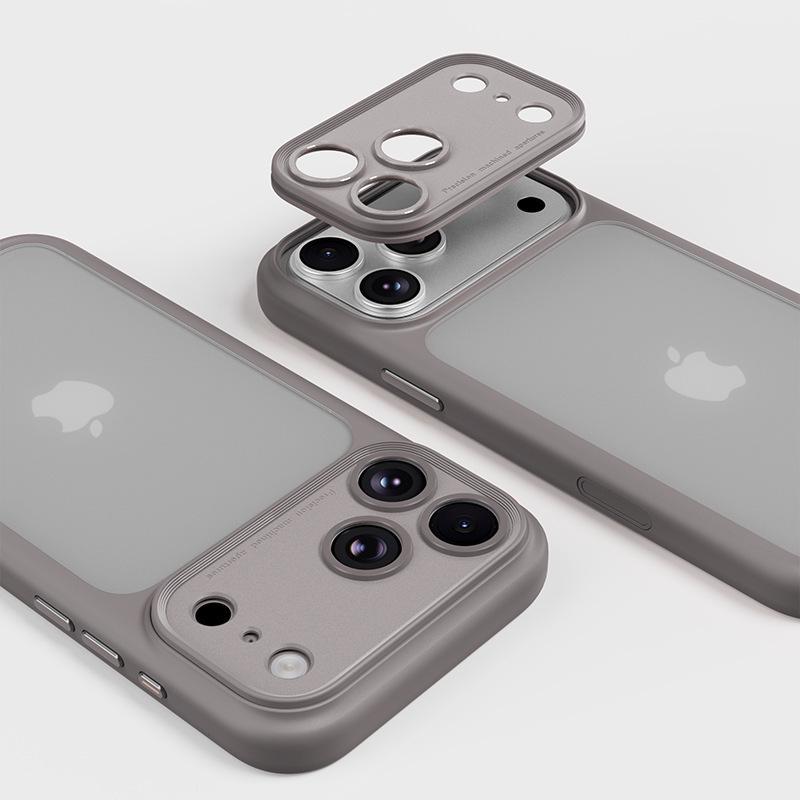 

Compatible iPhone 17 Pro Max Matte Magnetic Detachable Lens Case, Drop-Proof Protective Cover iPhone 17 Pro Max