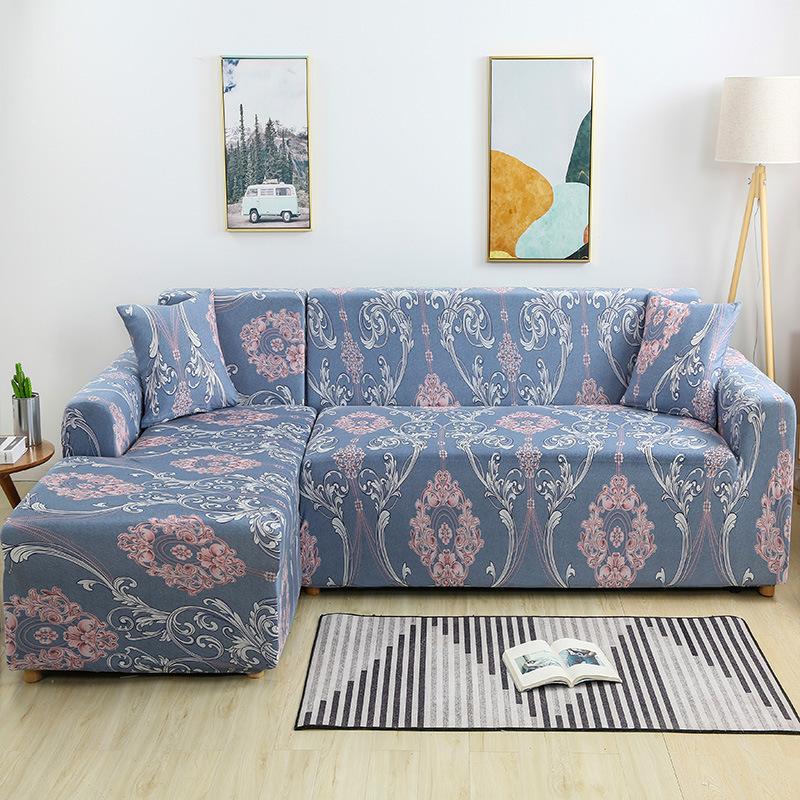 Elastic All-Inclusive Non-Slip Sofa Cover Sofa Slipcover Solid Color