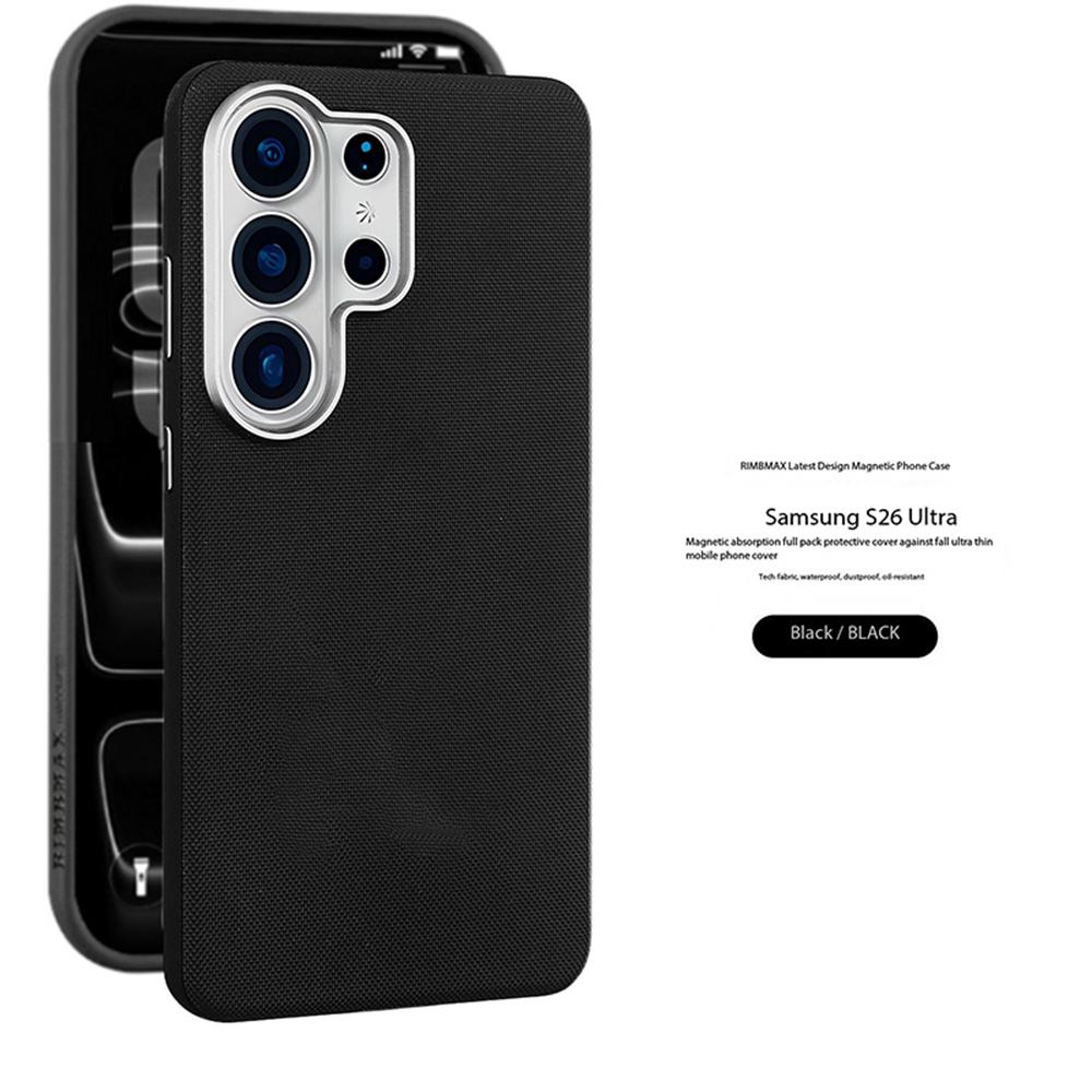 Original Techology Woven Fabric Phone Case for Samsung Galaxy S26 Edge S25 S24 Ultra S23 for Magsafe Magnetic Matte Solid Cover